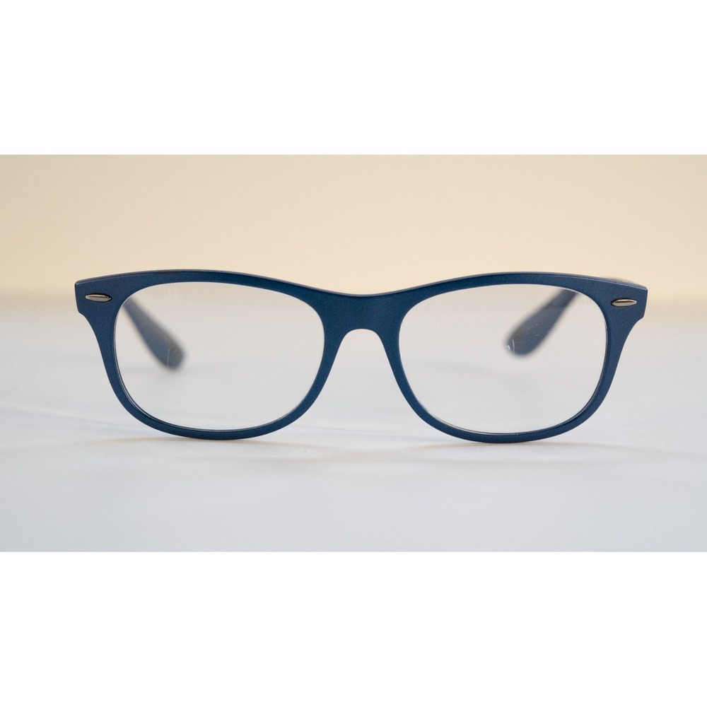 Ray-Ban Glasses Frames LITEFORCE RB4207 6015/8G Navy Blue 55-17 3N Made In Italy